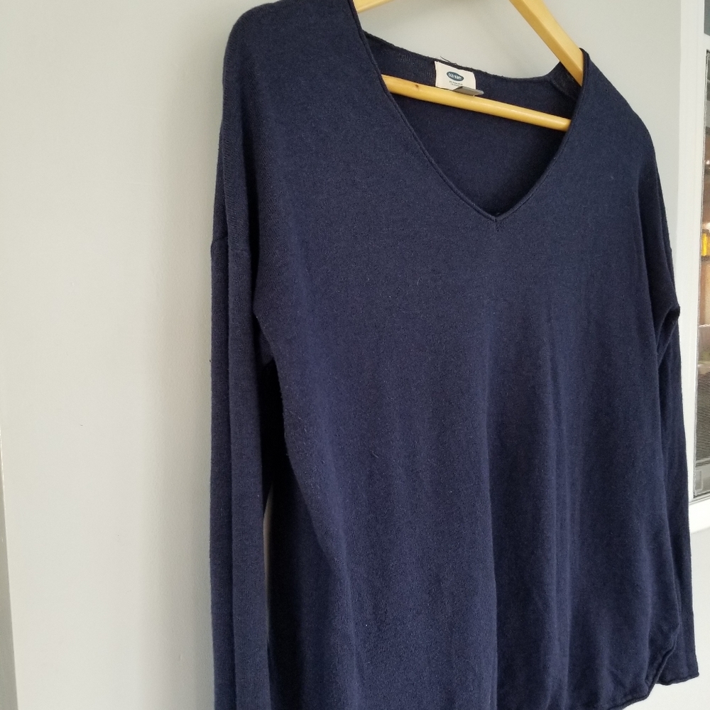 Navy Blue knit sweater
